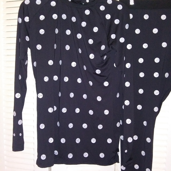 Zozo Intimates Sleepwear Adorable Goth Black White Polka Dot Pajamas 7 Poshmark